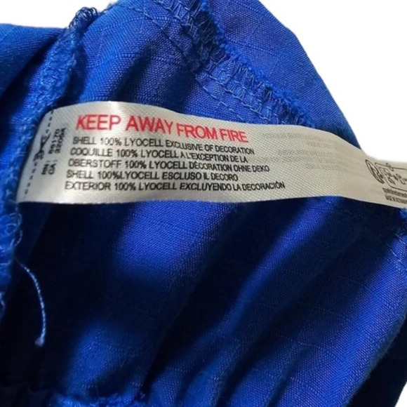 Free People Movement blue bungee cord Baggy wide leg pants Size Small - Picture 9 of 11